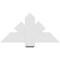 Ekena Millwork Redmond Architectural Grade PVC Gable Bracket, 36"W x 18"H x 2"D x 6"F, 12/12 Pitch GBP036X18X0206RED00 - alternate 5